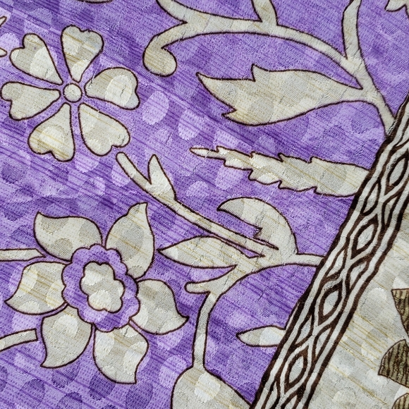 Darn Good Yarn Sari Silk Wrap Skirt Tea Goddess - Picture 11 of 16